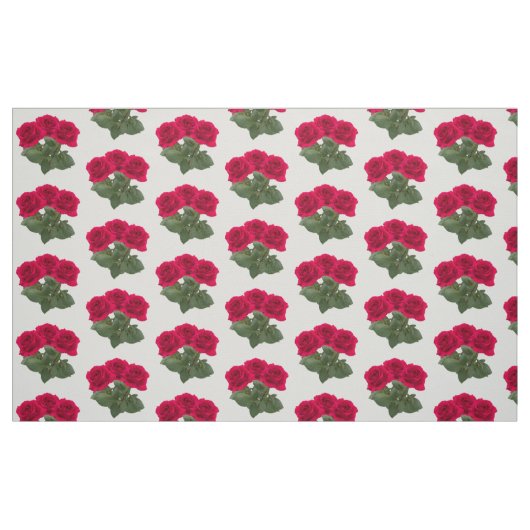 Tissu Roses rouges (Fat Quarter)
