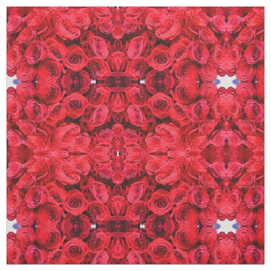 Tissu Roses rouges (Échantillon)