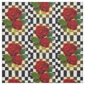 TISSU ROSES ROUGES (Échantillon)