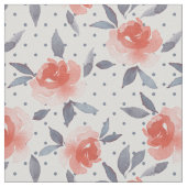 Tissu Roses rouges (Détail)