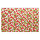 Tissu Roses rouges vintages (Yard)