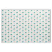 Tissu Roses turquoise avec touches (Yard)