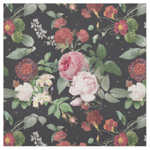 Tissu Roses Vintages