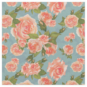 Tissu Roses vintages