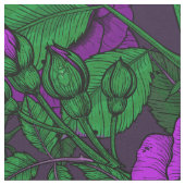 Tissu Roses violets (Fermer)