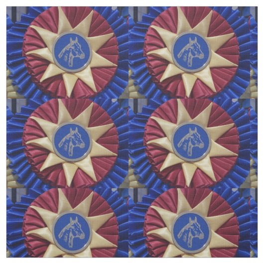 Tissu Rosette de concours hippique (Échantillon)