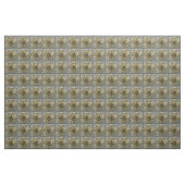 Tissu Rosette décorative Demask sur Arrière - plan gris (Yard)