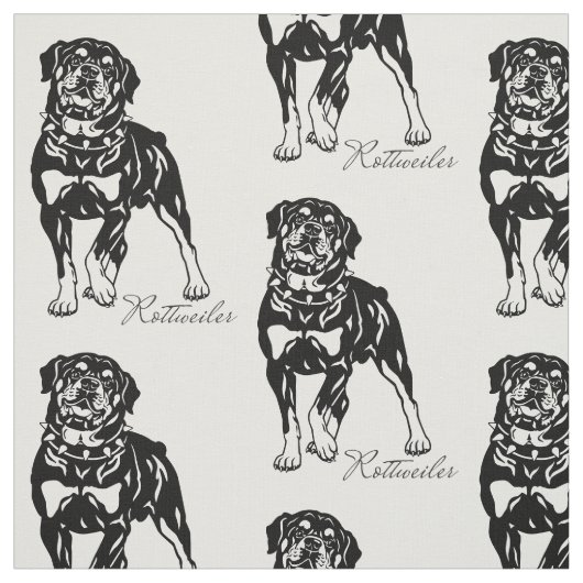 Tissu rottweiler (Échantillon)