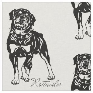 Tissu rottweiler