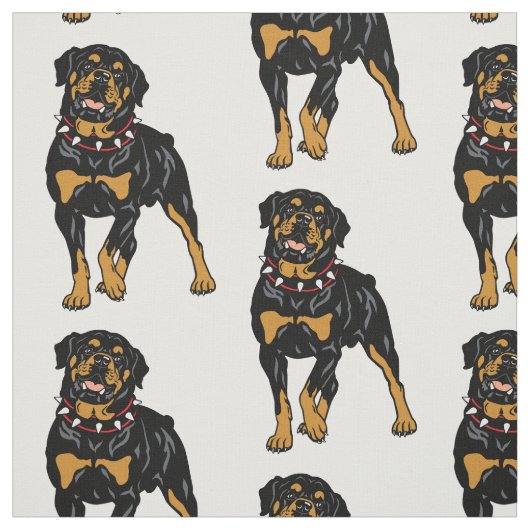 Tissu rottweiler (Échantillon)