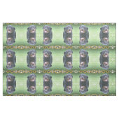 Tissu Rottweiler de sourire (Fat Quarter)