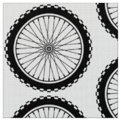 Tissu Roue de vélo de montagne - noir (Fermer)