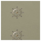Tissu Roue nautique d'or de bateau (Fermer)