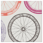 Tissu roues de vélo (Fermer)