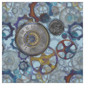 Tissu Roues Steampunk engrenages cogs regarder face moti (fermé)