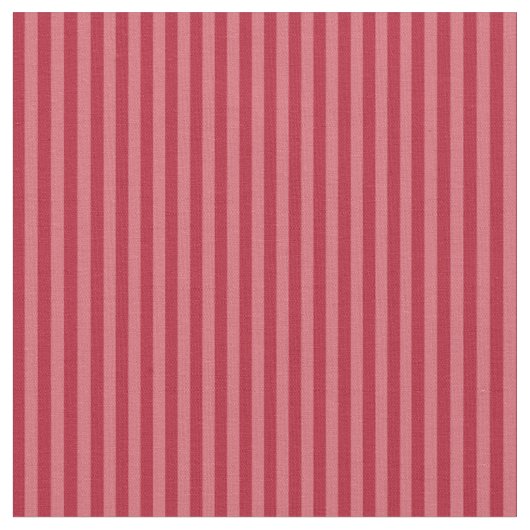 Tissu Rouge à lèvres rayures rouges et roses (Fermer)