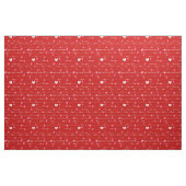tissu rouge amour (Yard)