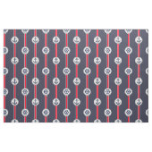 Tissu Rouge blanc bateau volant (Fat Quarter)