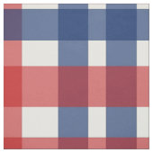 Tissu Rouge, blanc et bleu En vichy plaid (Échantillon)