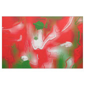 Tissu Rouge, blanc et vert Abstrait (Fat Quarter)