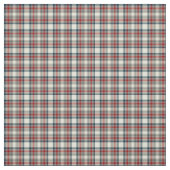 Tissu Rouge, bleu marine, et plaid gris (Échantillon)