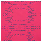 Tissu rouge Cascadia (Échantillon)