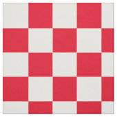 Tissu Rouge Checkered (Échantillon)