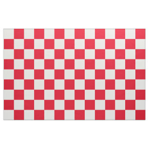 Tissu Rouge Checkered