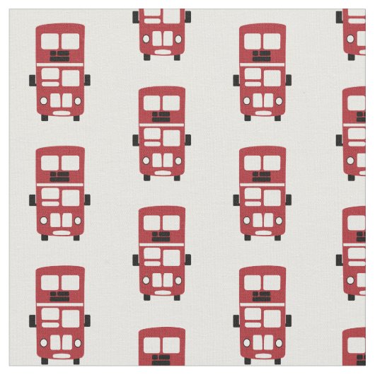 Tissu rouge d'autobus à impériale (Fermer)