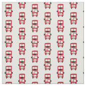 Tissu rouge d'autobus à impériale (Échantillon)