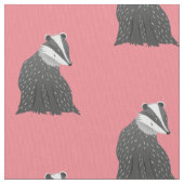 Tissu Rouge de blaireau (fermé)