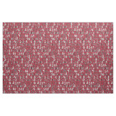 Tissu rouge de griffonnage de maths (Yard)