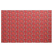Tissu rouge de joyeux anniversaire (Yard)