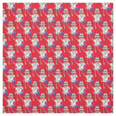 Tissu rouge de singe de l'allaitement (Échantillon)