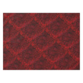 Tissu rouge décoratif Fleur Design Nappe (Devant (Horizontal))