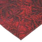 Tissu rouge décoratif Fleur Design Nappe (Angle)