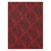 Tissu rouge décoratif Fleur Design Nappe (Devant)