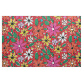 Tissu rouge ditoire sauvage (Fat Quarter)