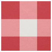 Tissu rouge et blanc de contrôle de Buffalo (Fermer)