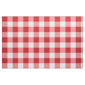 Tissu rouge et blanc de contrôle de Buffalo (Fat Quarter)