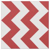 Tissu rouge et blanc vertical de motif de zigzag (fermé)