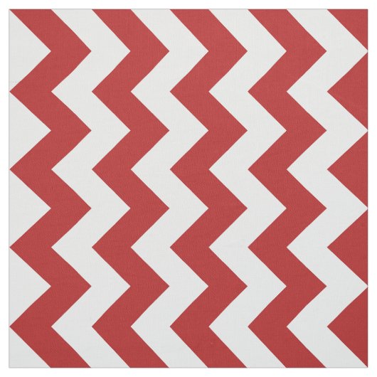 Tissu rouge et blanc vertical de motif de zigzag (Échantillon)