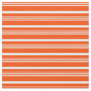 Tissu Rouge et Crème à la menthe Couleur Lignes/Grilles