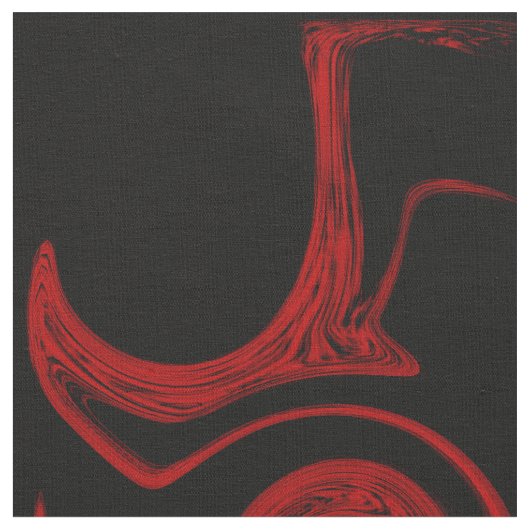 Tissu rouge et noir (Fermer)