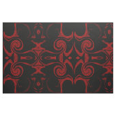 Tissu rouge et noir (Fat Quarter)