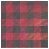 Tissu Rouge et noir À damiers plaid (Fermer)
