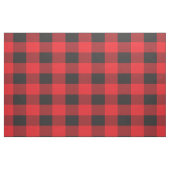 Tissu Rouge et noir Buffalo Checker Plaid Rustic (Yard)