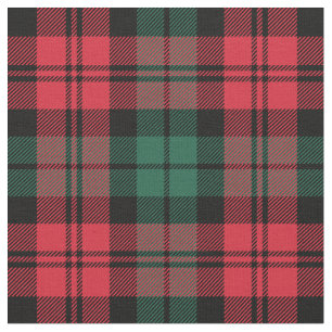 Tissu Rouge et Vert Écossais Black Watch Tartan Plaid Fê