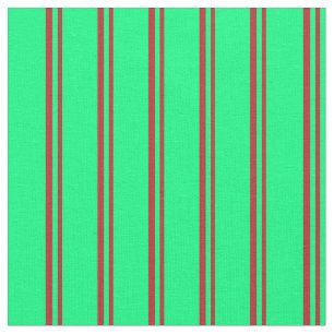Tissu Rouge et vert Motif à carreaux/rayures