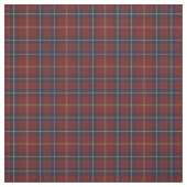 Tissu Rouge foncé et bleu marine Rustique Plaid (Échantillon)